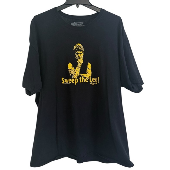 Vintage Karate Kid Sweep the Leg Black XXL Graphic T Shirt - Picture 1 of 4
